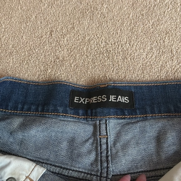 Express Jean shorts size 00 good condition - Picture 3 of 4